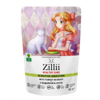 ZiLLii Sensitive Digestion, влажный корм кошек (индейка в соусе)